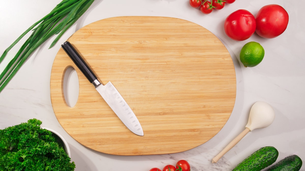 Certified dietitian preparing healthy ingredients in kitchen